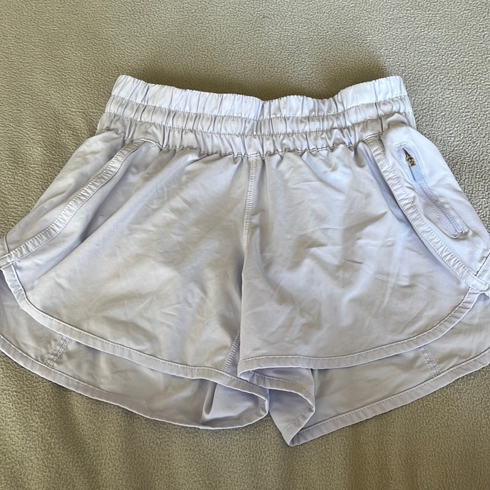 Light blue high rise Hotty hot shorts